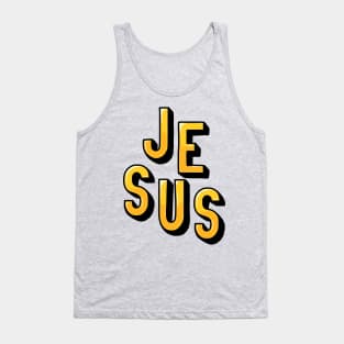 Jesus Christ design art Tank Top